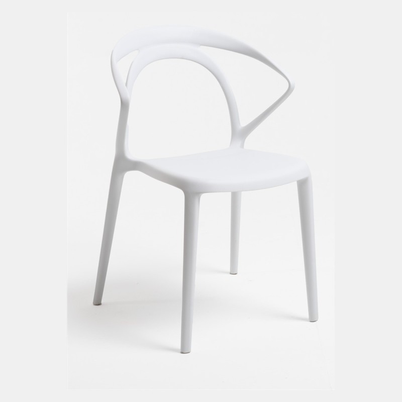 Silla Nadi Blanco de polipropileno