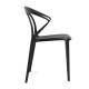Silla Nadi Negro de polipropileno