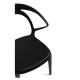 Silla Nadi Negro de polipropileno