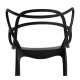 Silla Power Negro de polipropileno