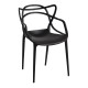 Silla Power Negro de polipropileno