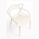 Silla Power Beige de polipropileno