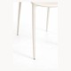 Silla Power Beige de polipropileno
