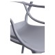 Silla Power Gris de polipropileno