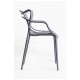 Silla Power Gris de polipropileno