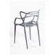 Silla Power Gris de polipropileno