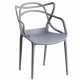 Silla Power Gris de polipropileno