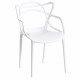 Silla Power Blanco de polipropileno