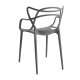 Silla Power Gris oscuro de polipropileno