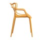 Silla Power Mostaza de polipropileno