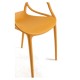 Silla Power Mostaza de polipropileno