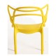 Silla Power Amarillo de polipropileno