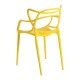 Silla Power Amarillo de polipropileno