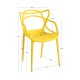 Silla Power Amarillo de polipropileno