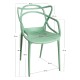Silla Power Celadón de polipropileno