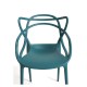 Silla Power Verde azulado de polipropileno