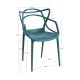 Silla Power Verde azulado de polipropileno
