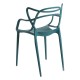 Silla Power Verde azulado de polipropileno