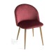 Silla Hill Fucsia tapizada en terciopelo