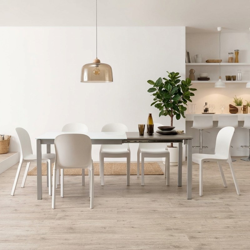 Mesa Zulema Cristal Extensible