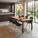 Mesa extensible laminada estilo Atenas para cocina y comedor modelo Vera