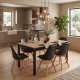 Mesa extensible laminada estilo Atenas para cocina y comedor modelo Vera