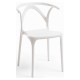 Silla Neail Blanco de polipropileno