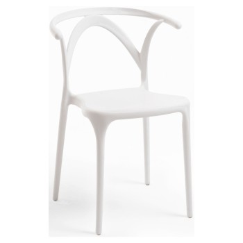Silla Neail Blanco de polipropileno