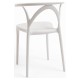 Silla Neail Blanco de polipropileno