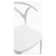 Silla Neail Blanco de polipropileno