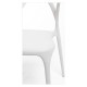 Silla Neail Blanco de polipropileno