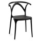 Silla Neail Negro de polipropileno