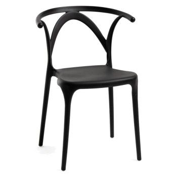 Silla Neail Negro de polipropileno