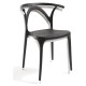 Silla Neail Negro de polipropileno