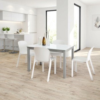 Mesa Zulema Cristal Fija