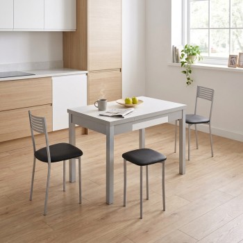 Mesa extensible para cocina y comedor estilo Meri modelo Nerea