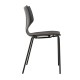 Silla Ceply Negro de polipropileno y acero reforzado