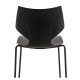 Silla Ceply Negro de polipropileno y acero reforzado
