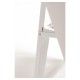 Silla Plegable LIVIA de Madera color Blanco con Cojín