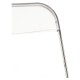 Silla Plegable MYTA de Policarbonato Transparente y Acero Reforzado