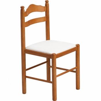 Silla de madera para cocina y comedor estilo Silla Mónica modelo Selva