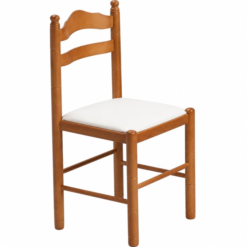 Silla de madera para cocina y comedor estilo Silla Mónica modelo Selva