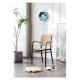 Sillón FUNCHAL 97, apilable, polipropileno negro y beige