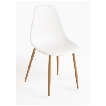 Silla Cleny Blanco de polipropileno