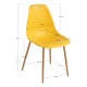Silla Cleny Amarillo de polipropileno