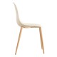 Silla Cleny Beige de polipropileno
