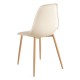 Silla Cleny Beige de polipropileno