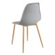Silla Cleny Gris claro de polipropileno