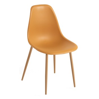 Silla Cleny Mostaza de polipropileno