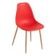 Silla Cleny Rojo de polipropileno